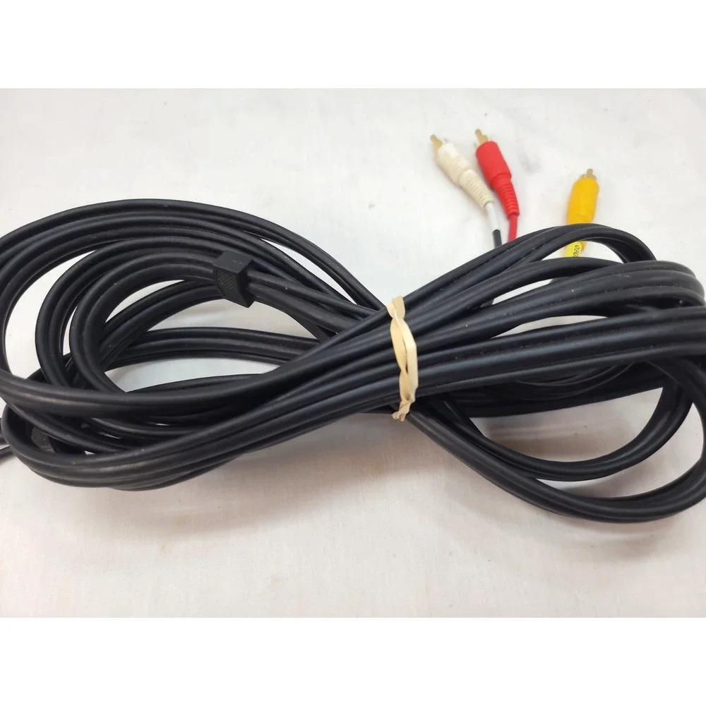 3 RCA Audio Video AV Cable 12' 3RCA L+R+V HDTV DVD